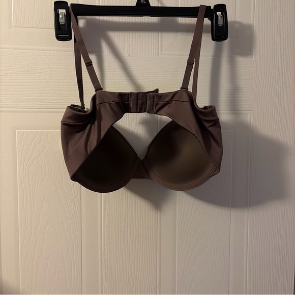 Maidenform Side Smoothing Strapless Underwire Bra 34D Brown NWT - Picture 4 of 4